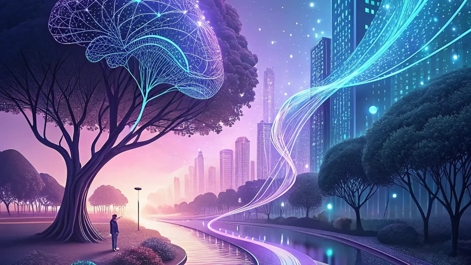 Abstract AI Background